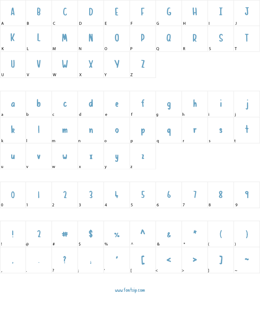 Fishermills Font Character